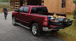Tailgate down on Ram 1500