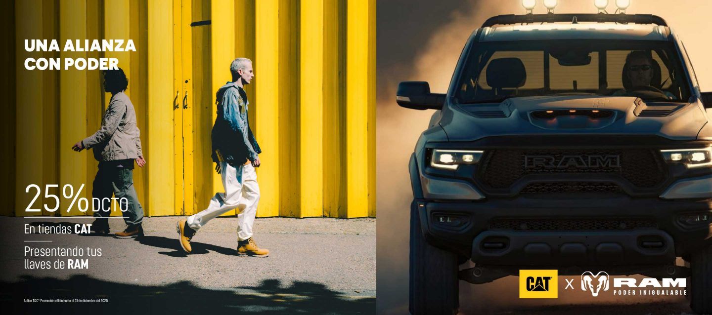 25% dcto. en tiendas CAT Presentando tus llaves de RAM