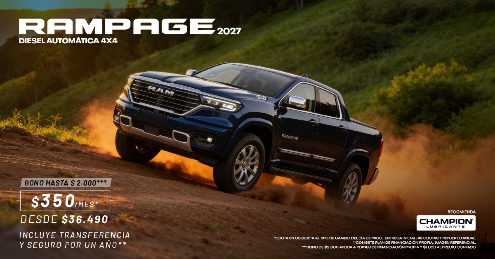ram rampage 0 KM - imagen oficial referencial