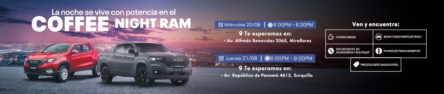La noche se vive con potencia en el coffee night RAM